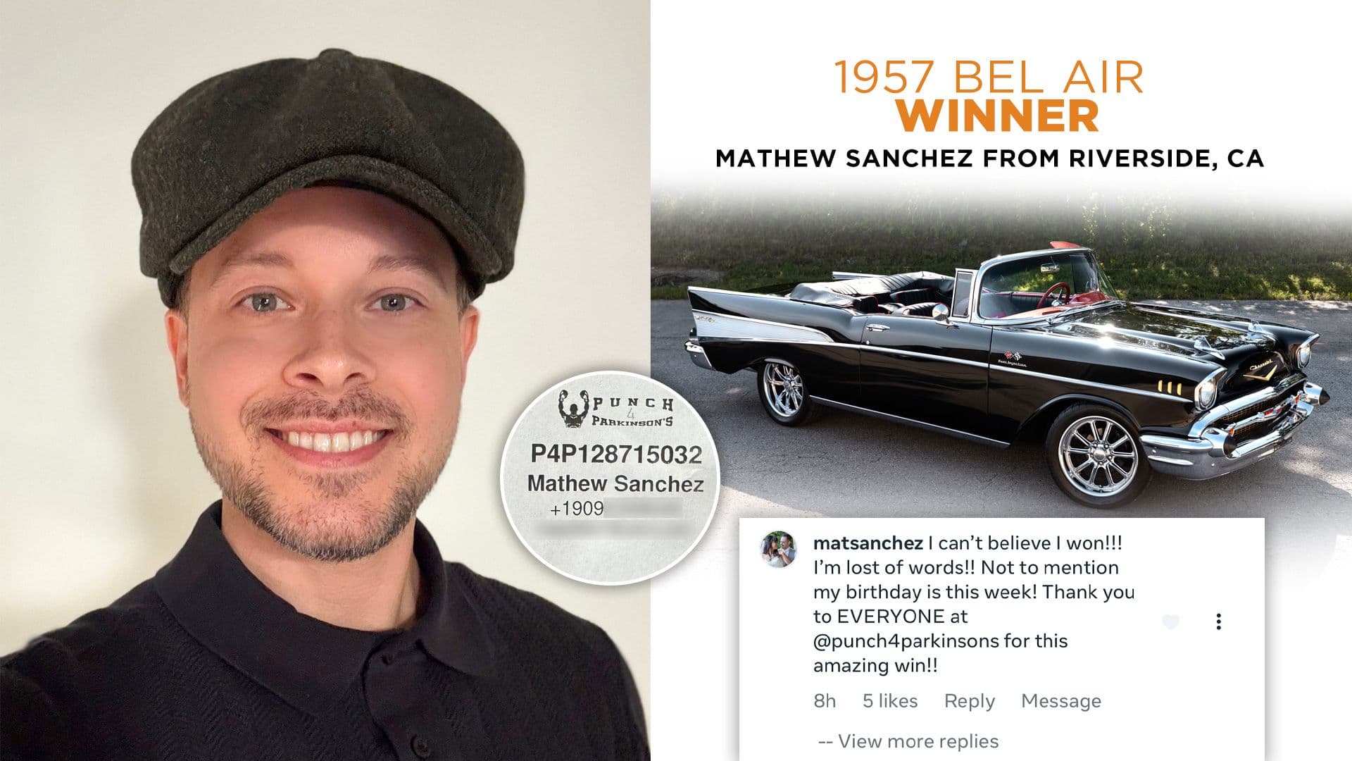 Mathew Sanchez Winner