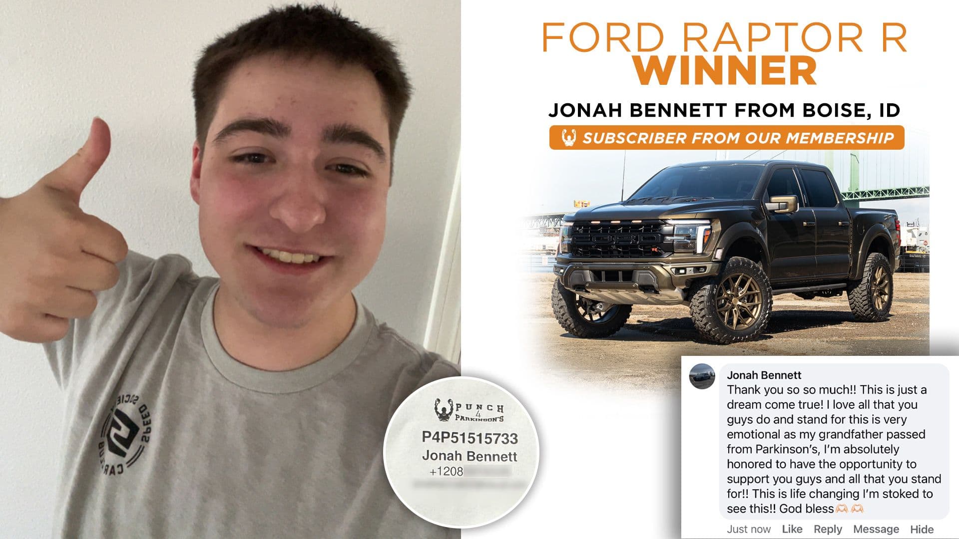 Jonah Bennett Winner